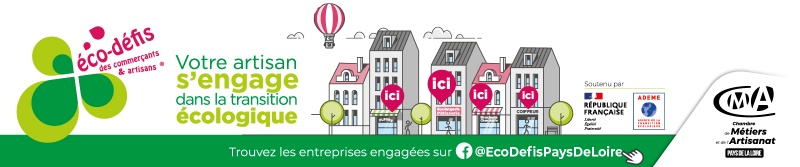 Bannière Eco-defis, car Duo des arbres sont des élagueurs engager et responsable.